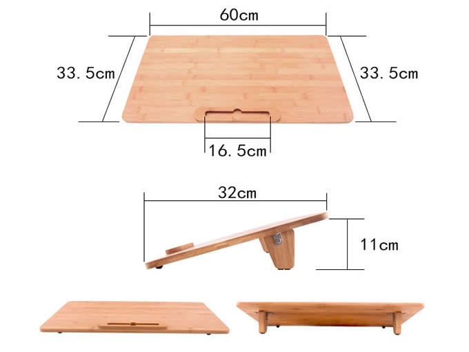    Wood Multifunctional Desk Drawing Board Art Supply for Students Kids